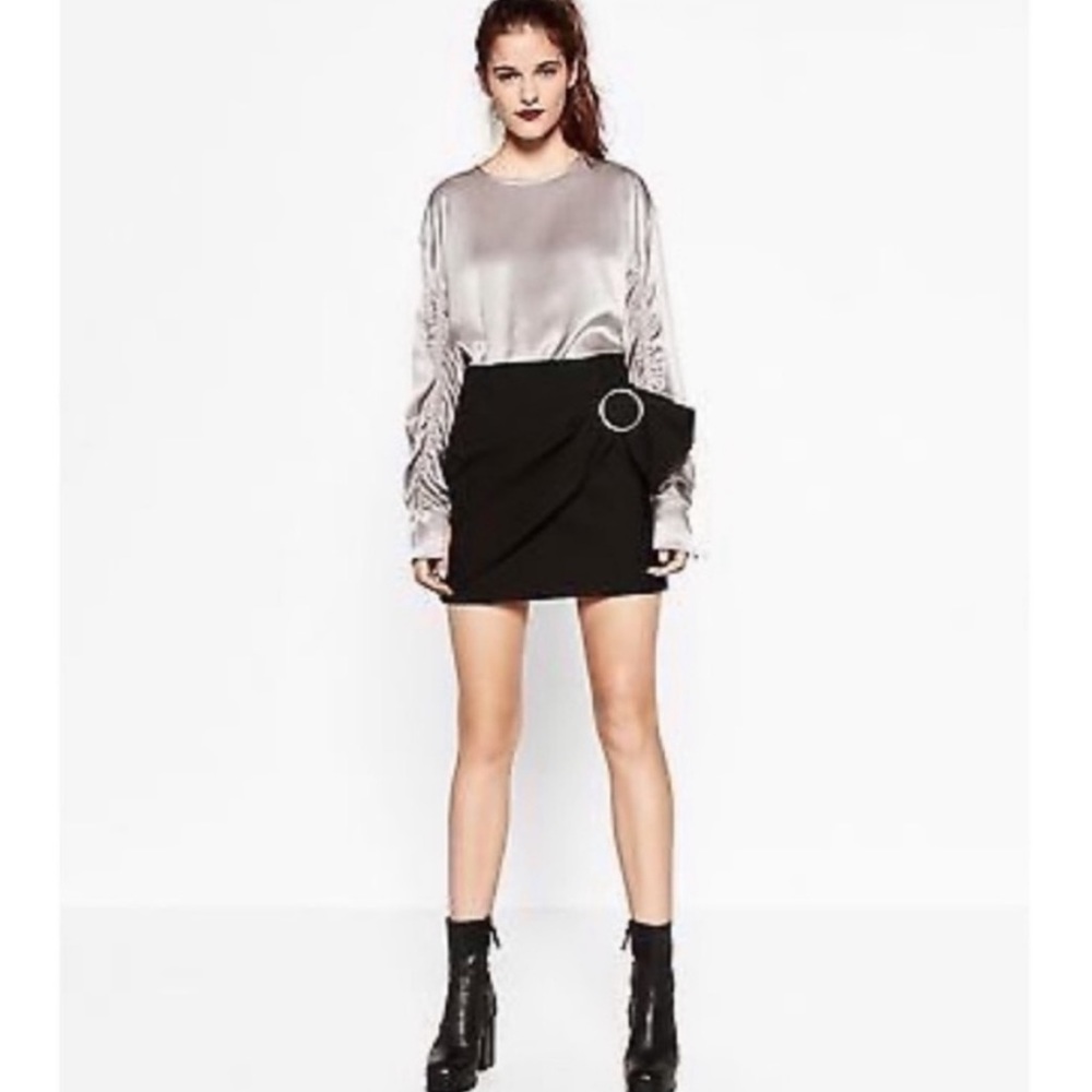 Zara Wrap Buckle Skirt